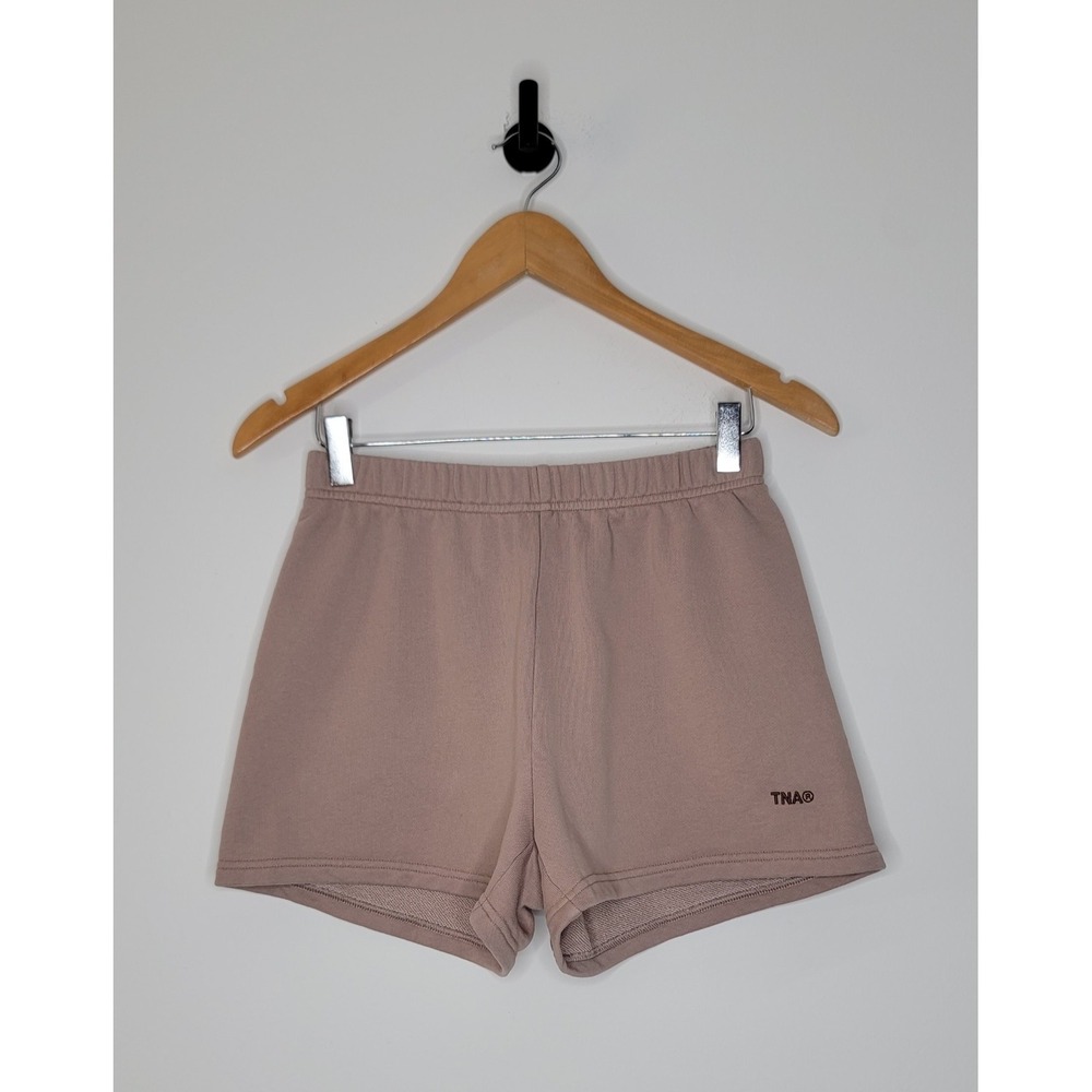 Aritzia‎ Tna Cozy Fleece Sweatshorts Women's Size XS Light Brown